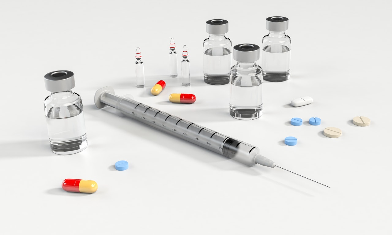 syringes and tubes